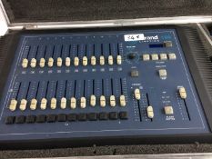 1 x Strand 100 DMX Lighting Desk Including Flight Case And Power Supply