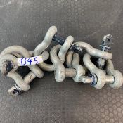 7 X Shackles 750Kg - Ref: 1345 - CL581 - Location: Altrincham Wa14
