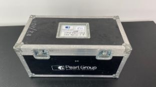 2 x Ledj Static Colour LED 16A Par Cans In Flight Case A/F - Ref: 855 - CL581 - Location: Altrincham