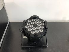 2 x LEDJ LED Par Can Lights In Flight Case - Ref: 395 - CL581 - Location: Altrincham WA14