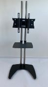 1 x Unicol TV Stand Inc. Base plate, Shelf, Span Unit & Screen Rail - Ref: 185 - CL581 - Location: