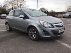 2014 Vauxhall Corsa 1.2 Excite 3 Door Hatchback - CL505 - NO VAT ON THE HAMMER - Location: Corby,