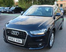 2012 Audi Q3 2.0 Tdi SE Quattro 5 Door 4x4 - CL505 - NO VAT ON THE HAMMER - Location: Corby, Northam