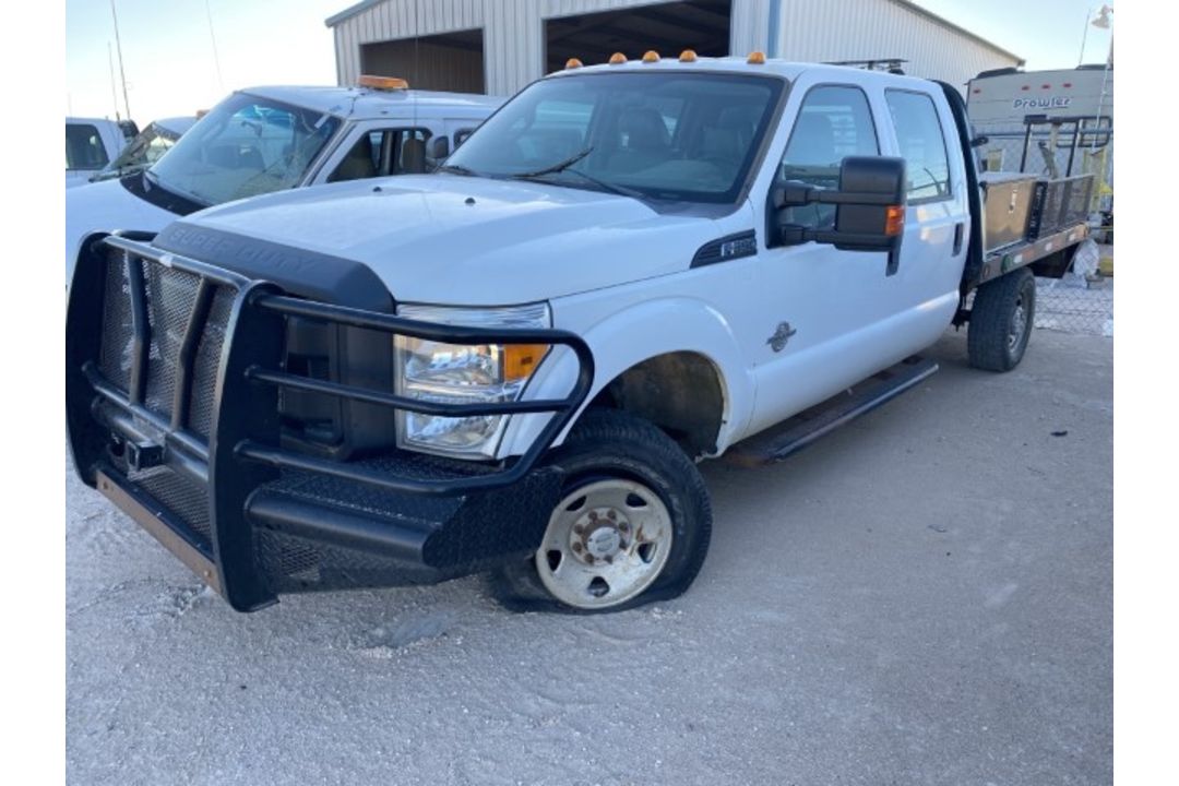 2014 Ford F-350 VIN: 1FD7W3FT4EEA66122 Odometer States: TMU Color: White, T - Image 1 of 5