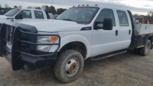 Ford F-350 Flatbed VIN: 99425 Odometer States: 147414 Color: White, Transmi