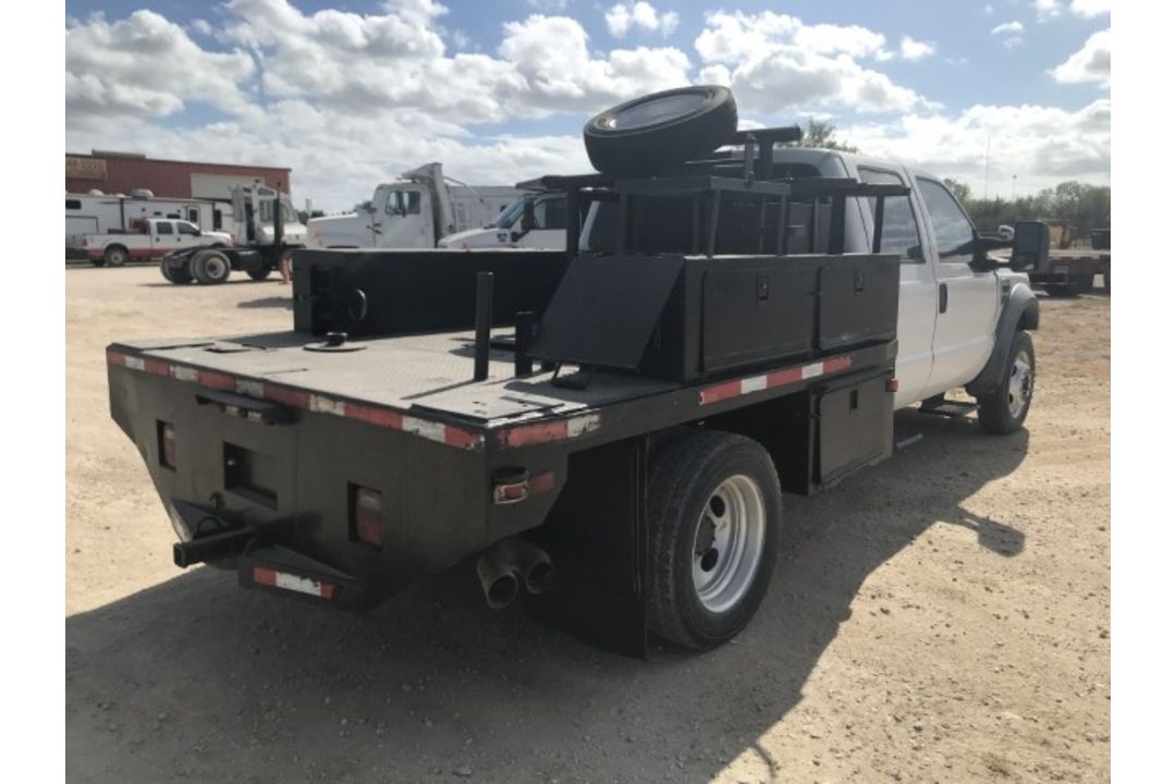 2008 Ford F-450 Flatbed VIN: 1FDXW46R38EA51979 Odometer States: 90006 Color - Image 3 of 6