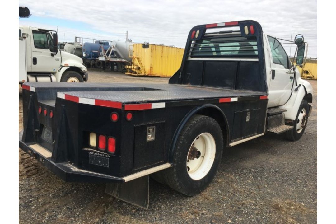 2011 Ford F-650 Flatbed VIN: 3FRNF6FL1BV453257 Odometer States: 129608 Colo - Image 3 of 7