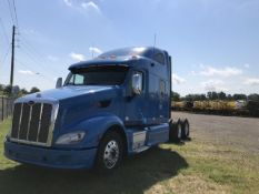 2013 Peterbilt 587 VIN: 1XP4D49X1DD180096 Odometer States: 748000 Color: Bl