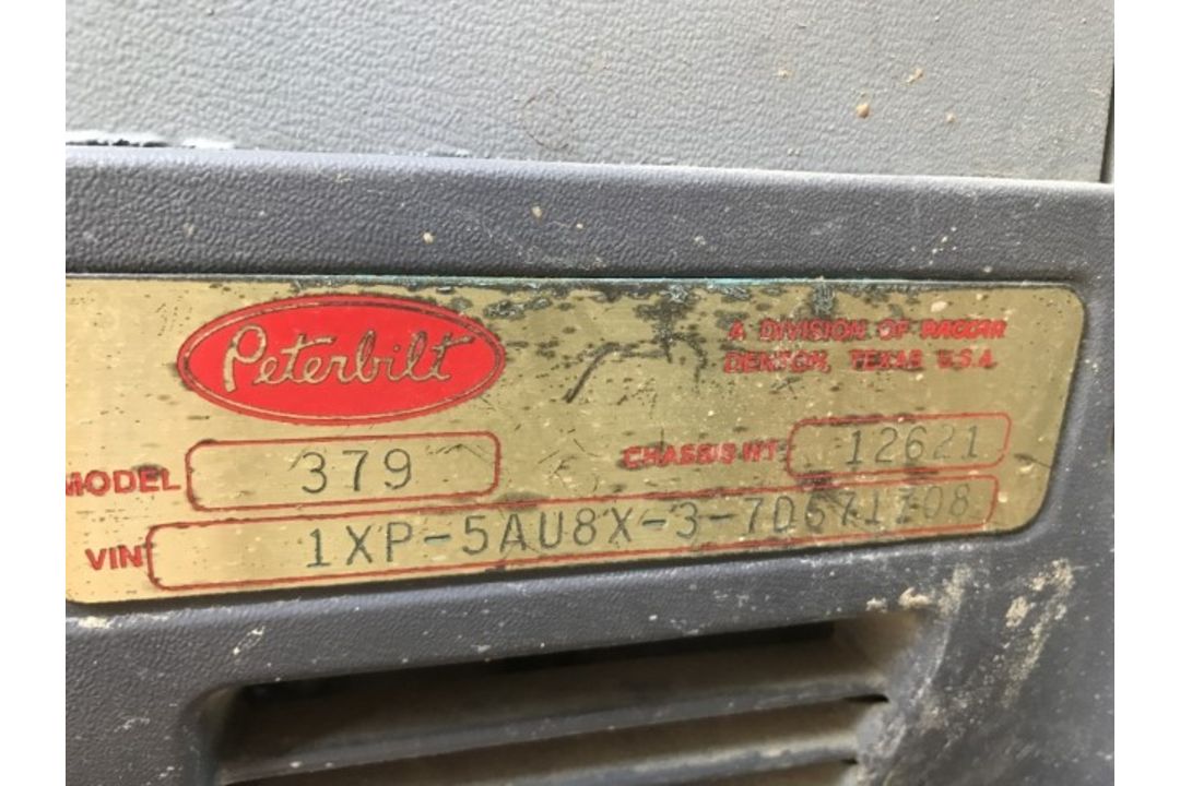 2007 Peterbilt 379 VIN: 1XP5AU8X37D671708 Odometer States: 260,071 Color: W - Image 7 of 7