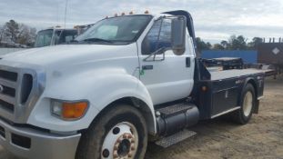 2011 Ford F-650 Flatbed VIN: 3FRNF6FLXBV453256 Odometer States: 133811 Colo