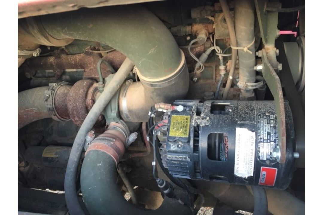 AM General M35A3 2 1/2 Ton 6x6 VIN: 500327 Odometer States: 30716 Color: Re - Image 10 of 10