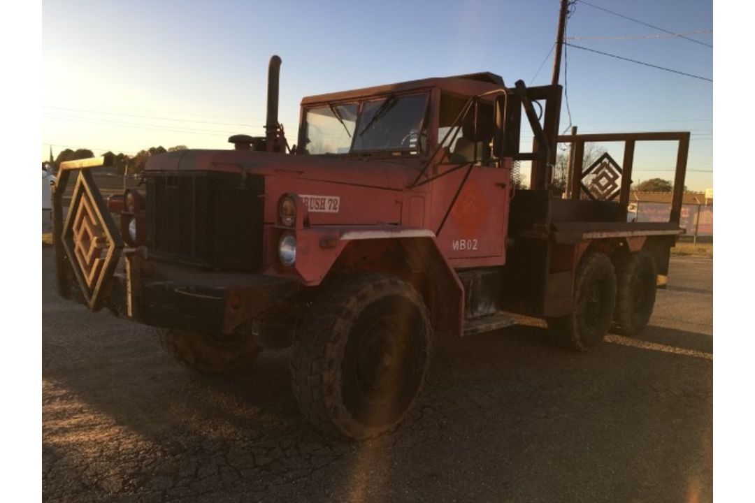AM General M35A3 2 1/2 Ton 6x6 VIN: 500327 Odometer States: 30716 Color: Re - Image 1 of 10