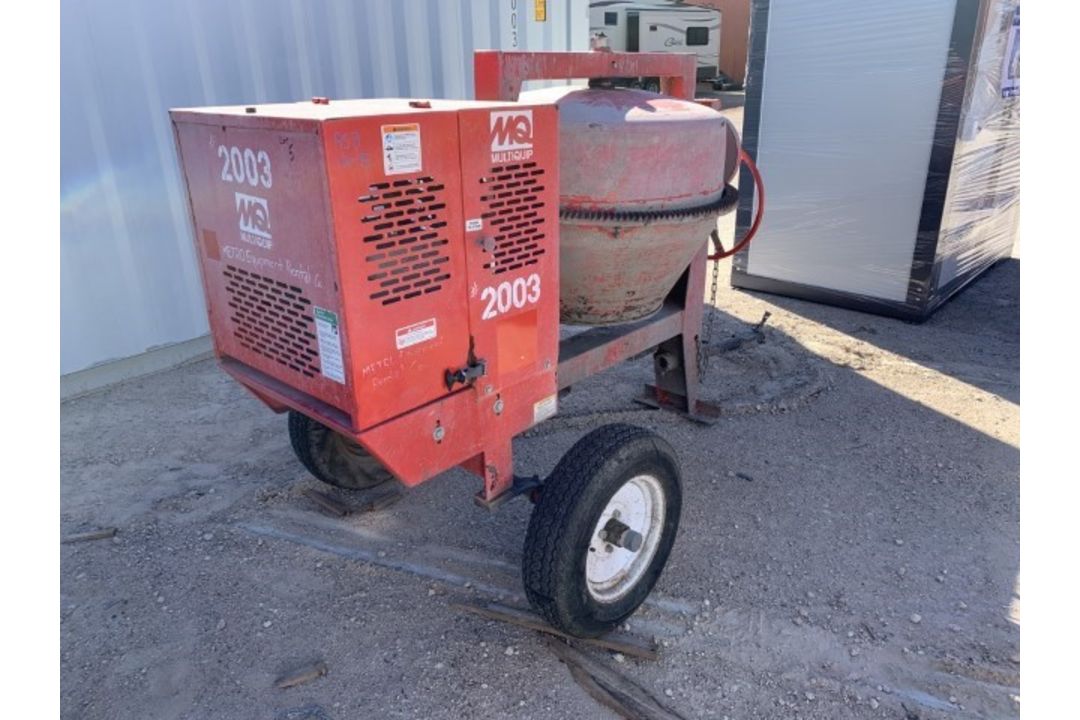 Multiquip Cement mixing unit VIN: A1752003 Color: Red Honda Engine Powered - Image 3 of 3