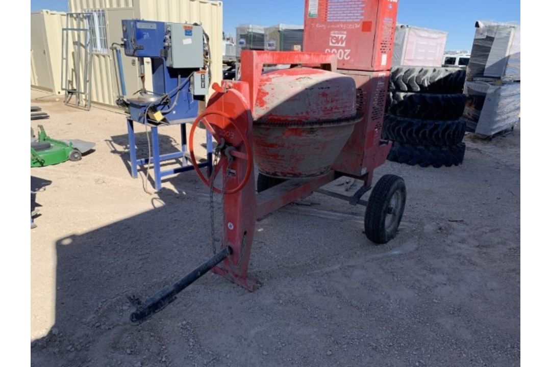 Multiquip Cement mixing unit VIN: A1752003 Color: Red Honda Engine Powered - Image 1 of 3