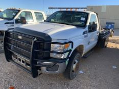2012 Ford F350 Reg Cab Flatbed 4x4 VIN: 1FDRF3HT5CEC54537 Odometer States: