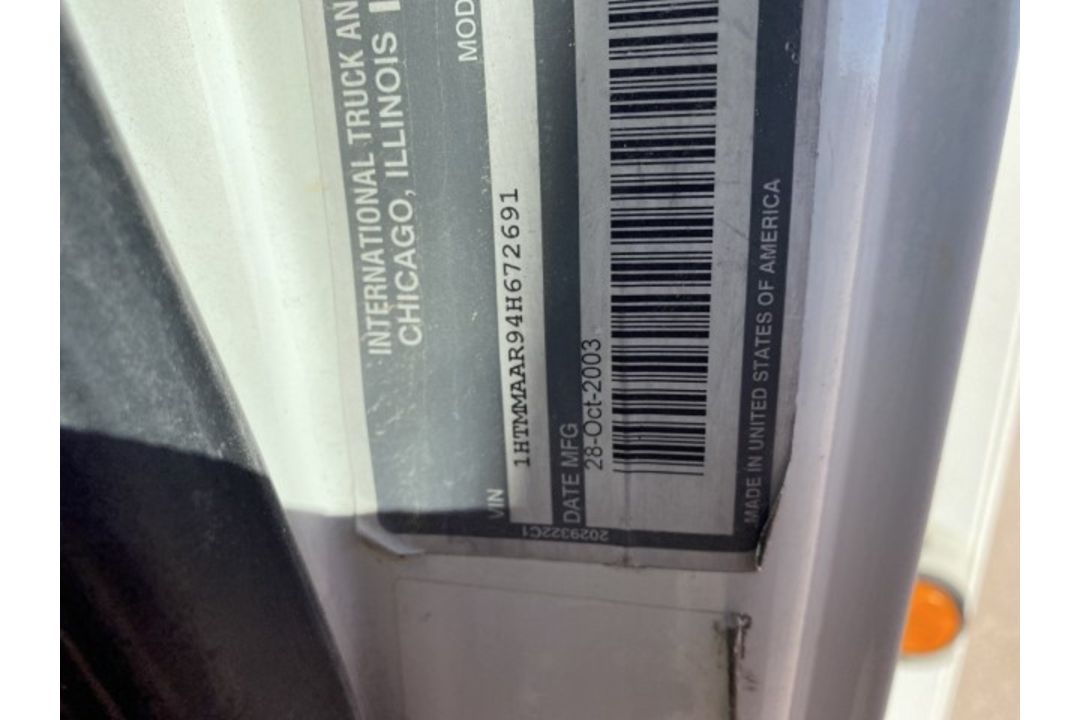 2004 International 4300 Bucket Truck VIN: 1HTMMAAR94H672691 Odometer States - Image 6 of 7