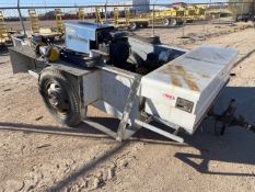 S/A Trailer w/ Bobcat 225G Welder with leads Located Odessa