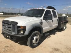 2008 Ford F-450 Flatbed VIN: 1FDXW46R38EA51979 Odometer States: 90006 Color