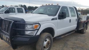 2015 Ford F-350 Flatbed VIN: 1FD8W3H68FEC62285 Odometer States: 156736 Colo