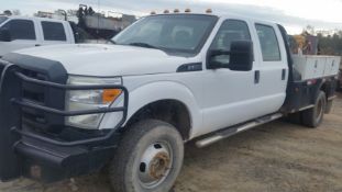 2015 Ford F-350 Flatbed VIN: 1FD8W3H67FEA99418 Odometer States: 149504 Colo
