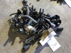 Various electrical items plus seat belts