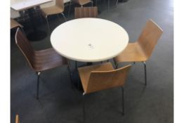 Cafe Table With 4 Chairs