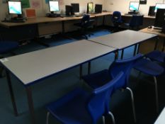 6 x canteen tables + 8 x chairs