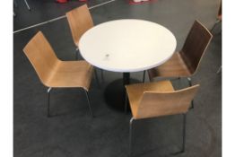 Cafe Table With 4 Chairs