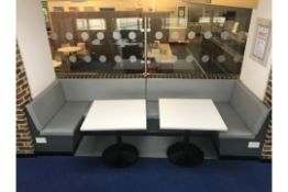 Soft Seating Area With Two Tables