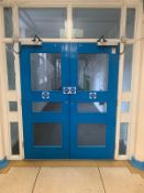 Double Fire Doors with Windows