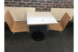 Cafe Table With 2 Chairs