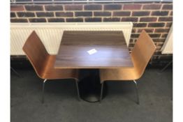 Cafe Table With 2 Chairs