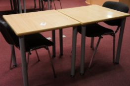 2 x exam tables, 2 x chairs