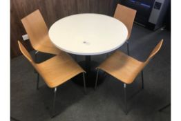 Cafe Table With 4 Chairs