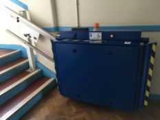Bielefield Hiro Lift with twin rails to 3 stairs