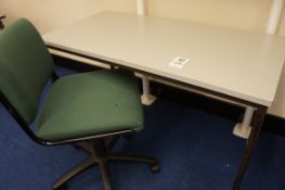Work desk, gas lift chair