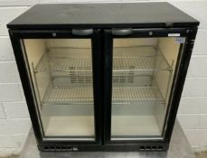 LEC BC9004K Double Door Drinks Display Fridge