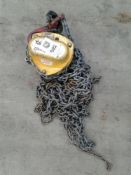 Yale single point chain hoist