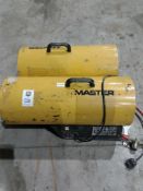 2 x master space heaters