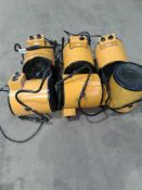 6 x 2.8 kw portable heaters