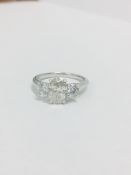 1.09Ct Oval Natural Diamond,