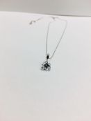 Platinum 1Ct Diamond Pendant,