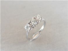 1.50Ct Diamond Trilogy Ring.