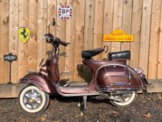 1970s VESPA 150CC, Brown/Chrome Steps,, GOOD CONDITION, STARTS/RUNS/DRIVES, NEEDS RE-REGISTERING & M