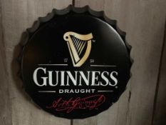 4 X TIN GUINESS SIGNS