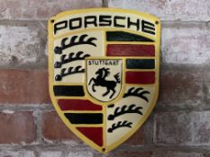 CAST IRON PORSCHE SIGN