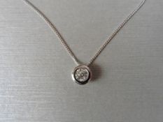 0.50Ct Diamond Solitaire Style Pendant With A Brilliant Cut Diamond,