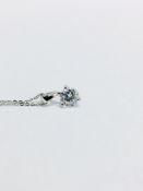 0.30Ct Diamond Set Pendant.
