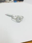 Platinum Diamond Solitaire Ring,