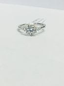 Platinumdiamond Three Stone Ring,